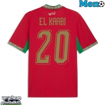 Morocco Ayoub El Kaabi #20 Replica Home Shirt World Cup 2026 Short Sleeve